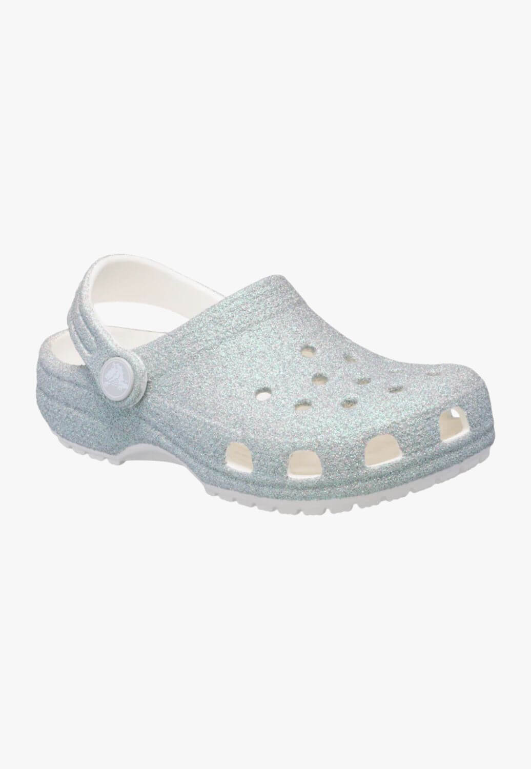 Crocs Kids Classic Iridescent Glitter Clog