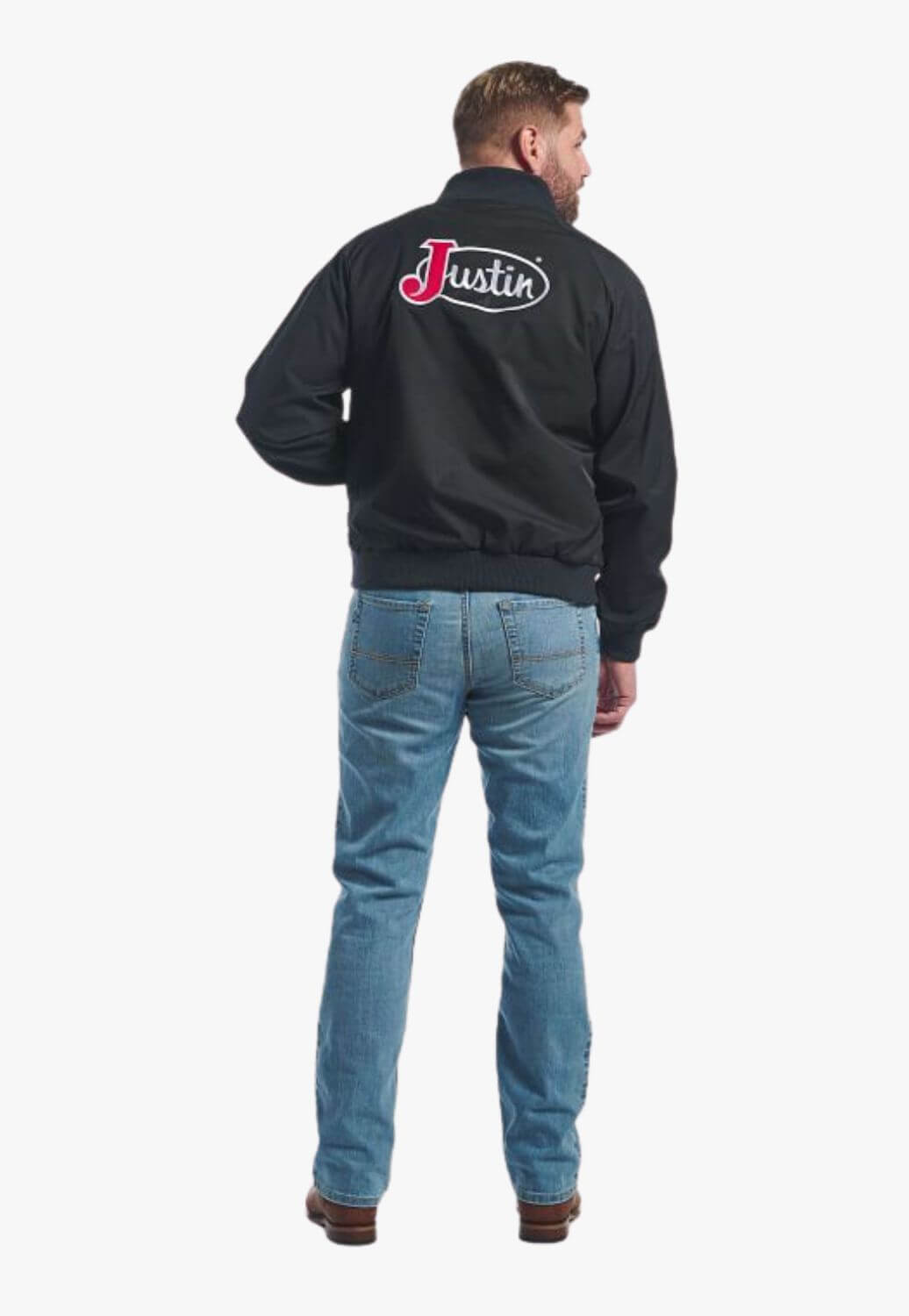 Justin Mens Logo Bomber Jacket