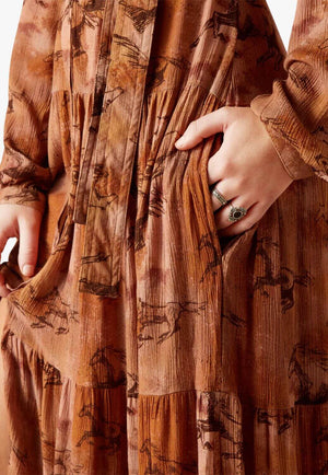 Ariat Womens Gallop Away Maxi Dress