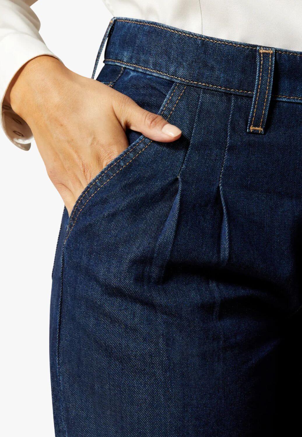 Ariat Womens Ultra High Rise Pleated Trouser Jean