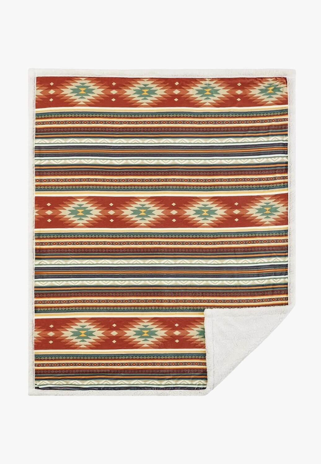 Del Sol Campfire Sherpa Throw