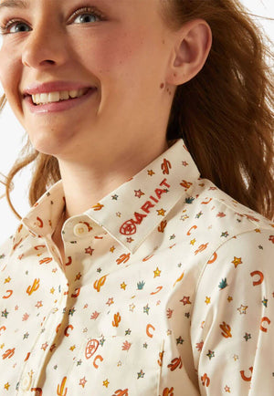 Ariat Girls Team Kirby Long Sleeve Shirt