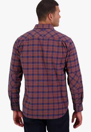 Swanndri Mens Queensbury Long Sleeve Shirt