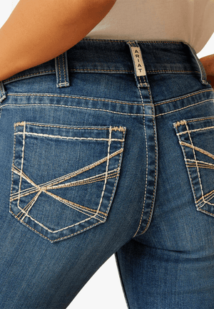 Ariat Womens Alina Arrow Fit Perfect Rise Boot Cut Jean - Vermont