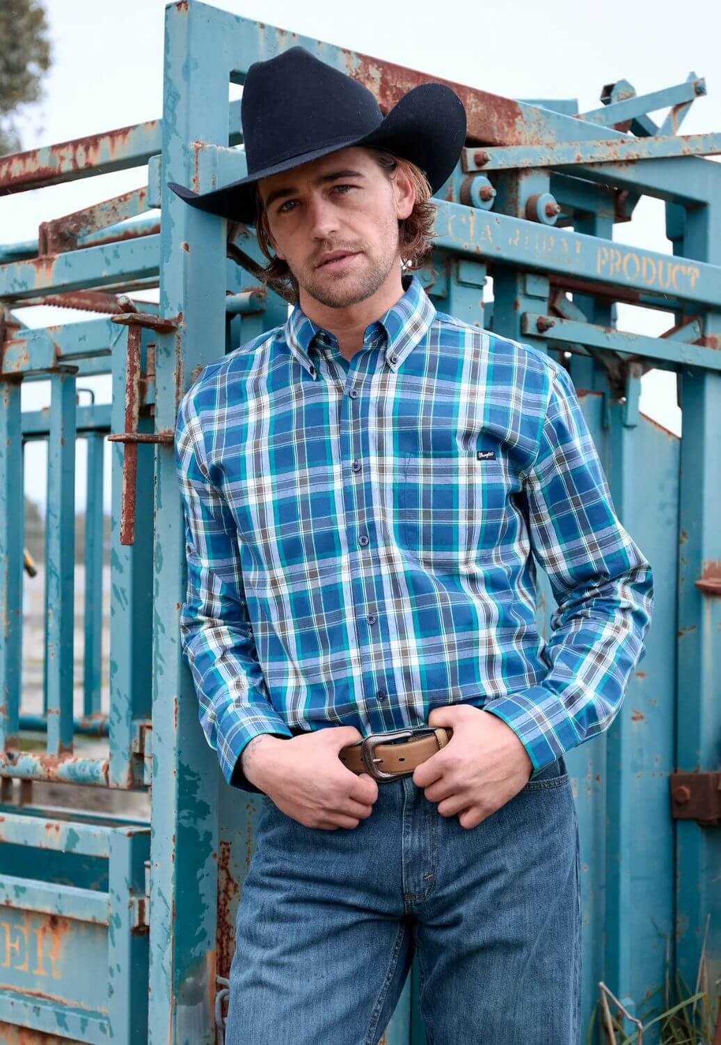 Wrangler Mens Erik Long Sleeve Shirt