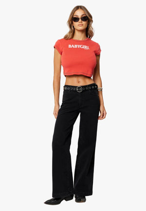 Abrand 95 Mid & Wide Brie Jeans
