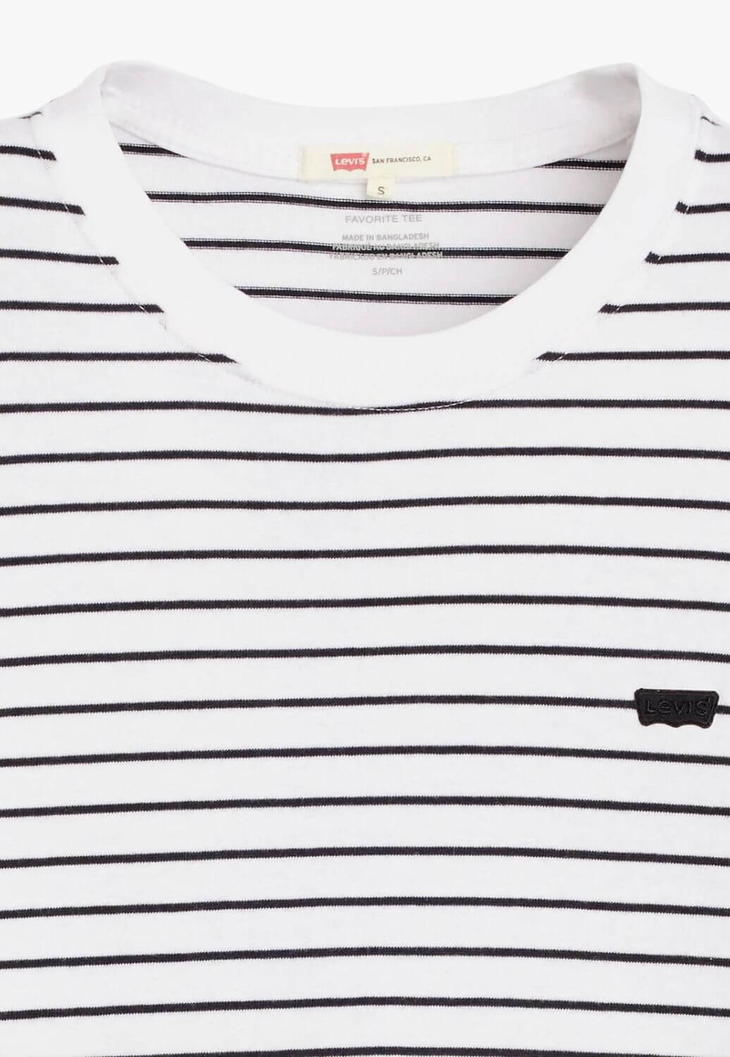 Levi Womens Favourite T-Shirt Stripe