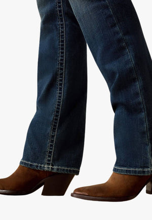 Ariat Womens REAL Mid Rise Stretch Icon Jean