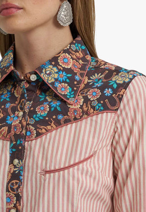 Wrangler X Lainey Wilson Prarie Print Shirt