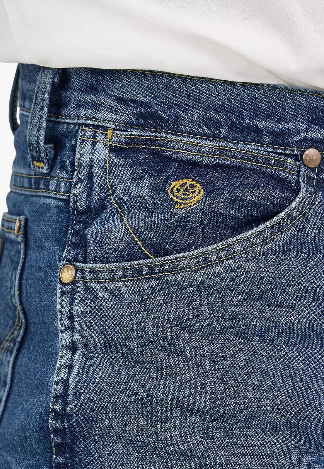 Wrangler Mens Slim Fit Rigid Jean 936DEN