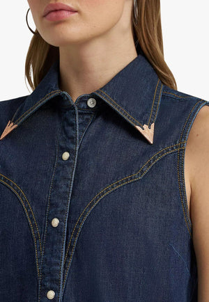 Wrangler X Lainey Wilson Womens Sleeveless Shirt