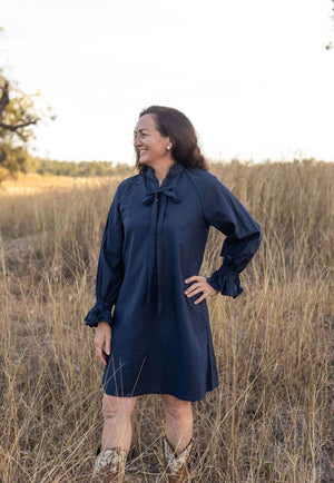 Black Cold Clothing Womens Long Sleeve Gabby Dress