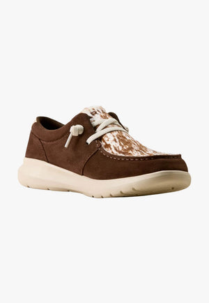 Ariat Womens Speckled Cow Print Hilo Shoe
