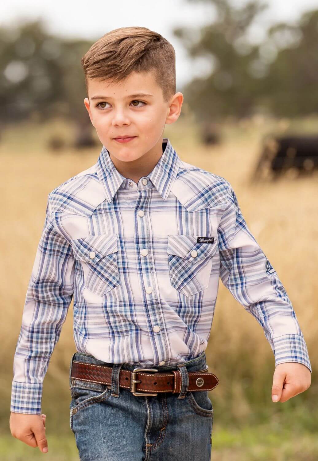 Wrangler Boys Eric Long Sleeve Shirt