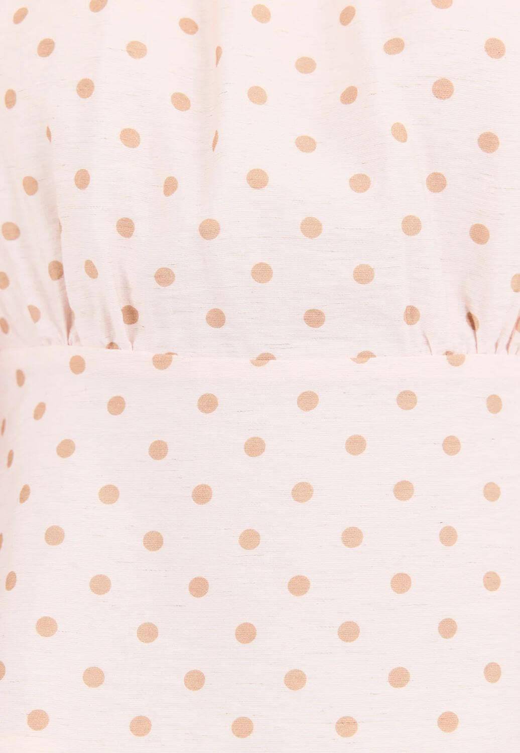 Stories Be Told Womens Eventual Polka Dot Mid Sleeve Top