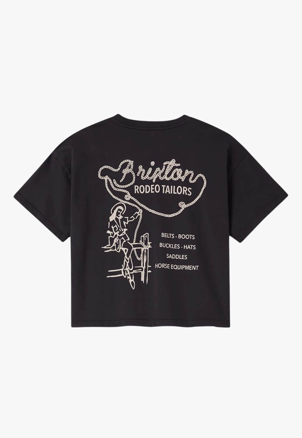 Brixton Womens Rodeo Tailors Boxy Crop T-Shirt