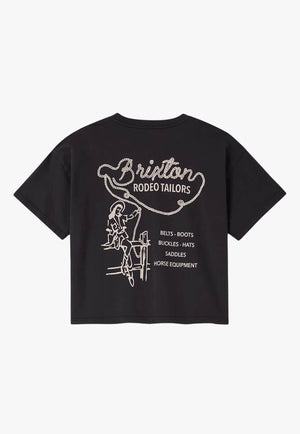 Brixton Womens Rodeo Tailors Boxy Crop T-Shirt