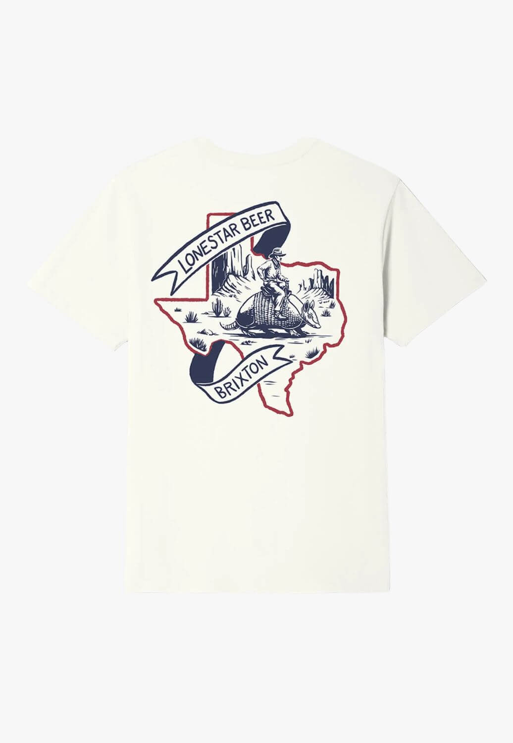 Brixton Mens Lone Star Armadillo T-Shirt