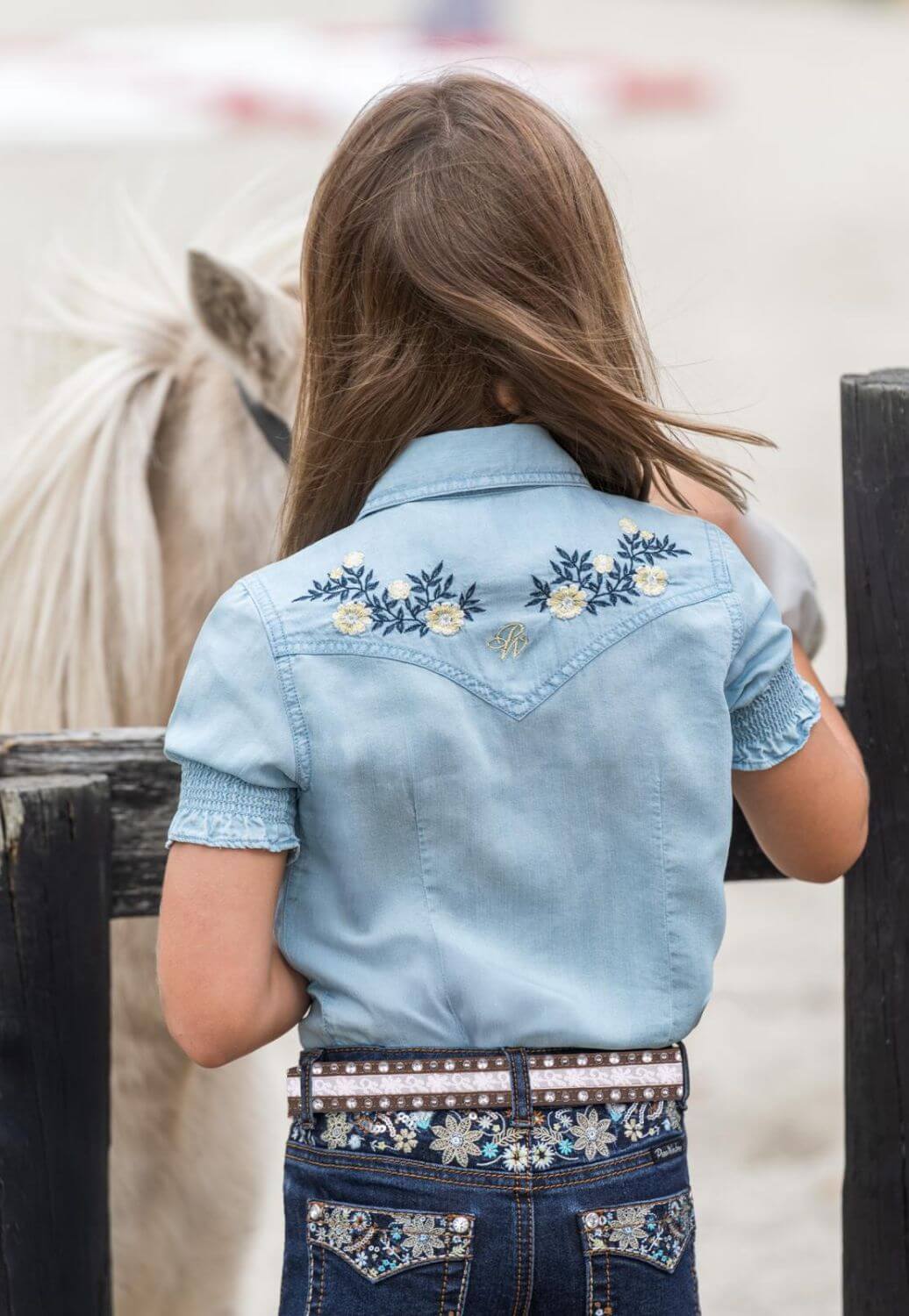 Pure Western Girls Martha Short Sleeve Shirt