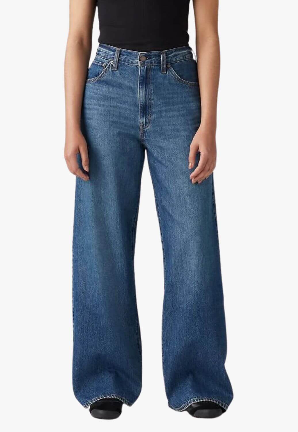 Levi Womens Cinch Baggy Jeans