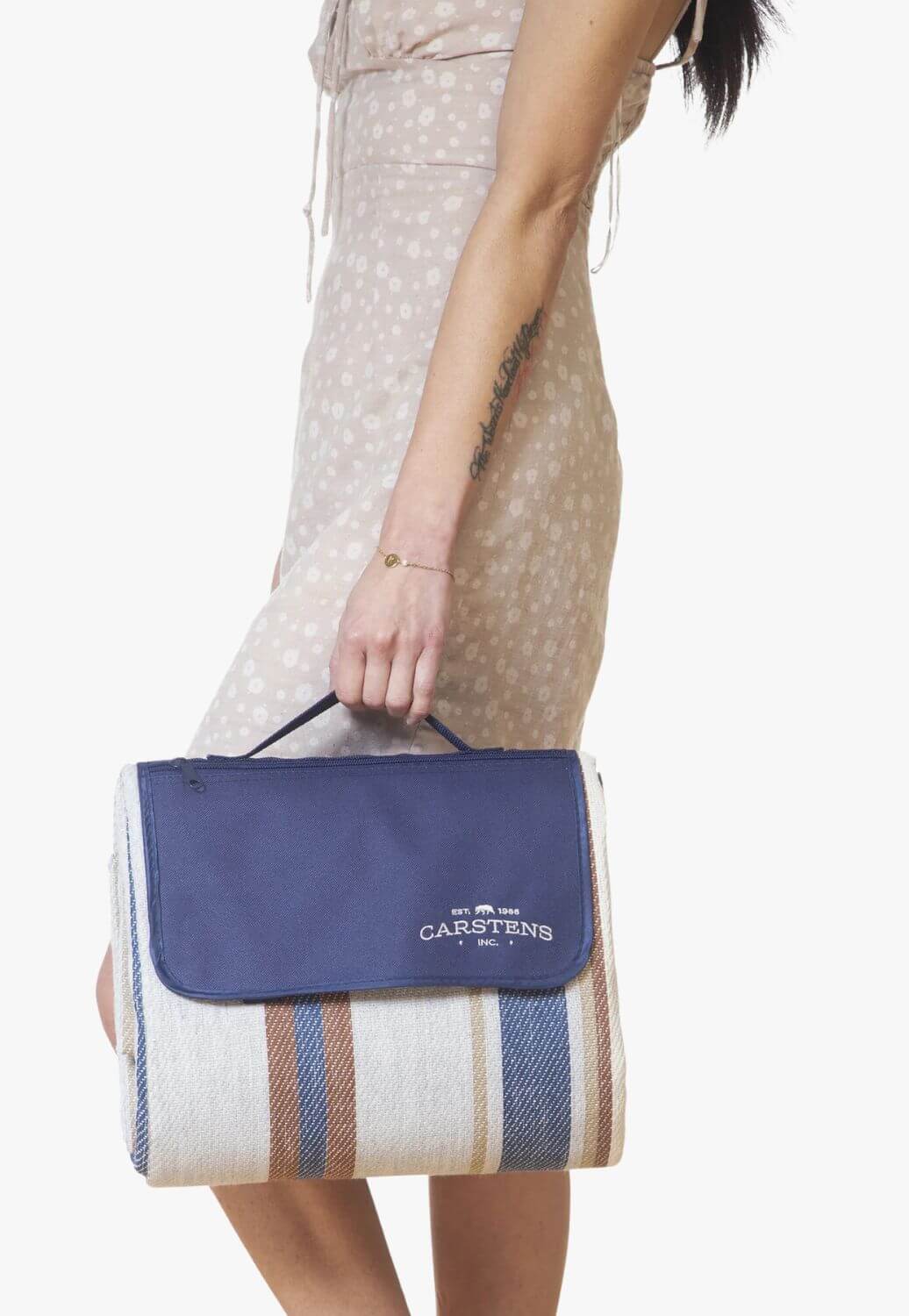 Carstens Seashore Stripe Picnic Blanket