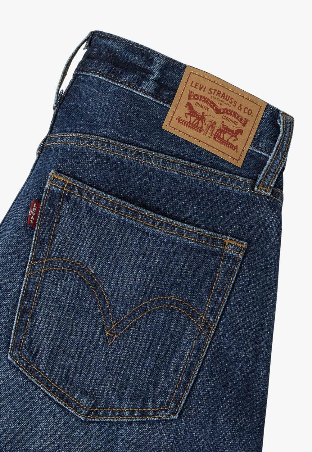 Levis Womens Middy Wide Leg Jean