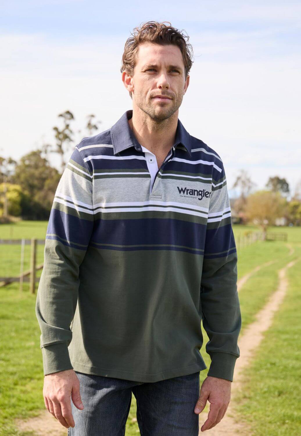 Wrangler Mens Zane Rugby