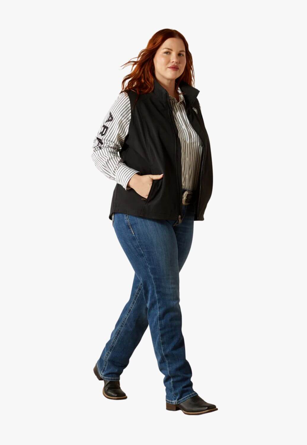 Ariat Womens Logo Softshell Vest