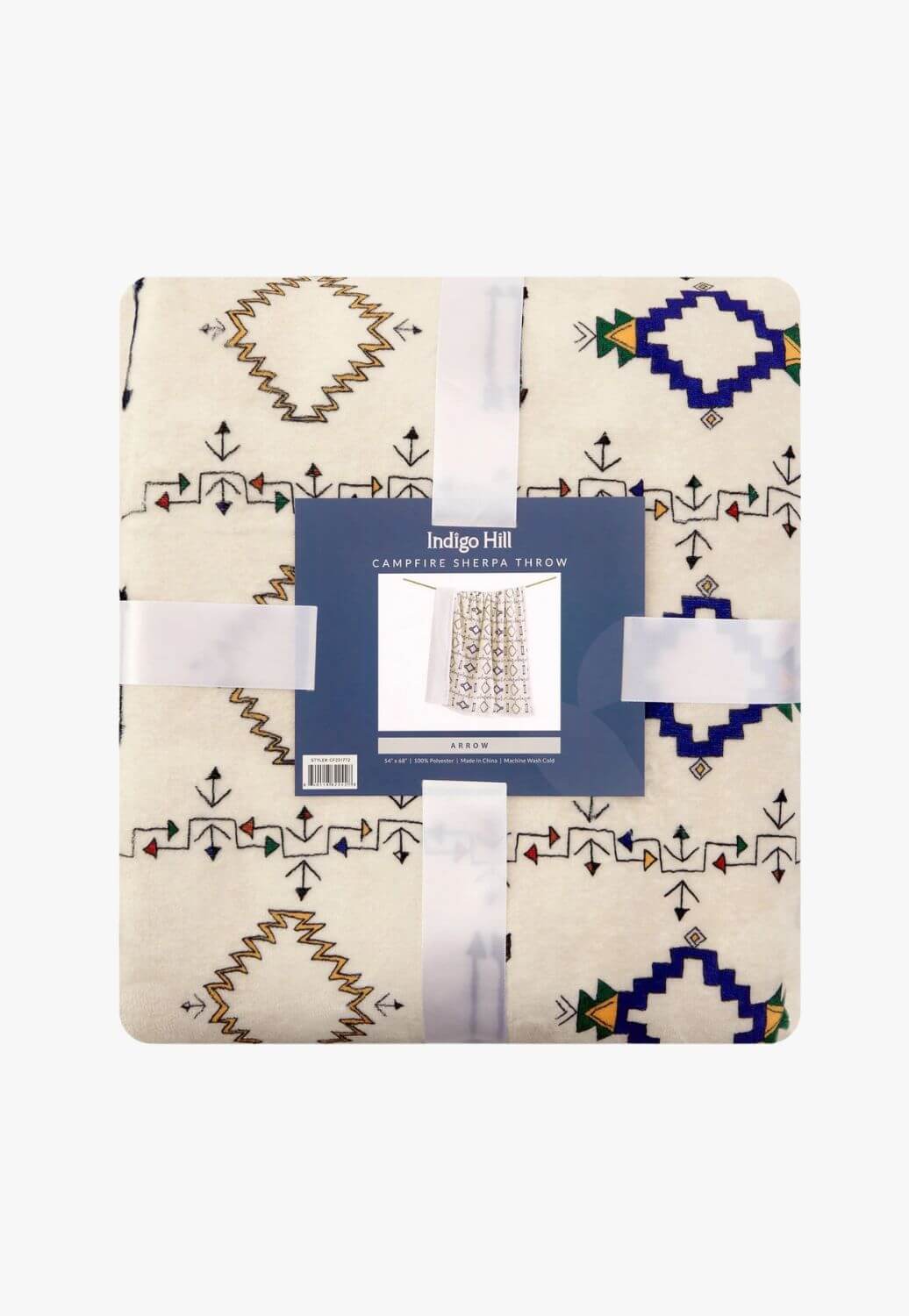 Arrow Campfire Sherpa Throw