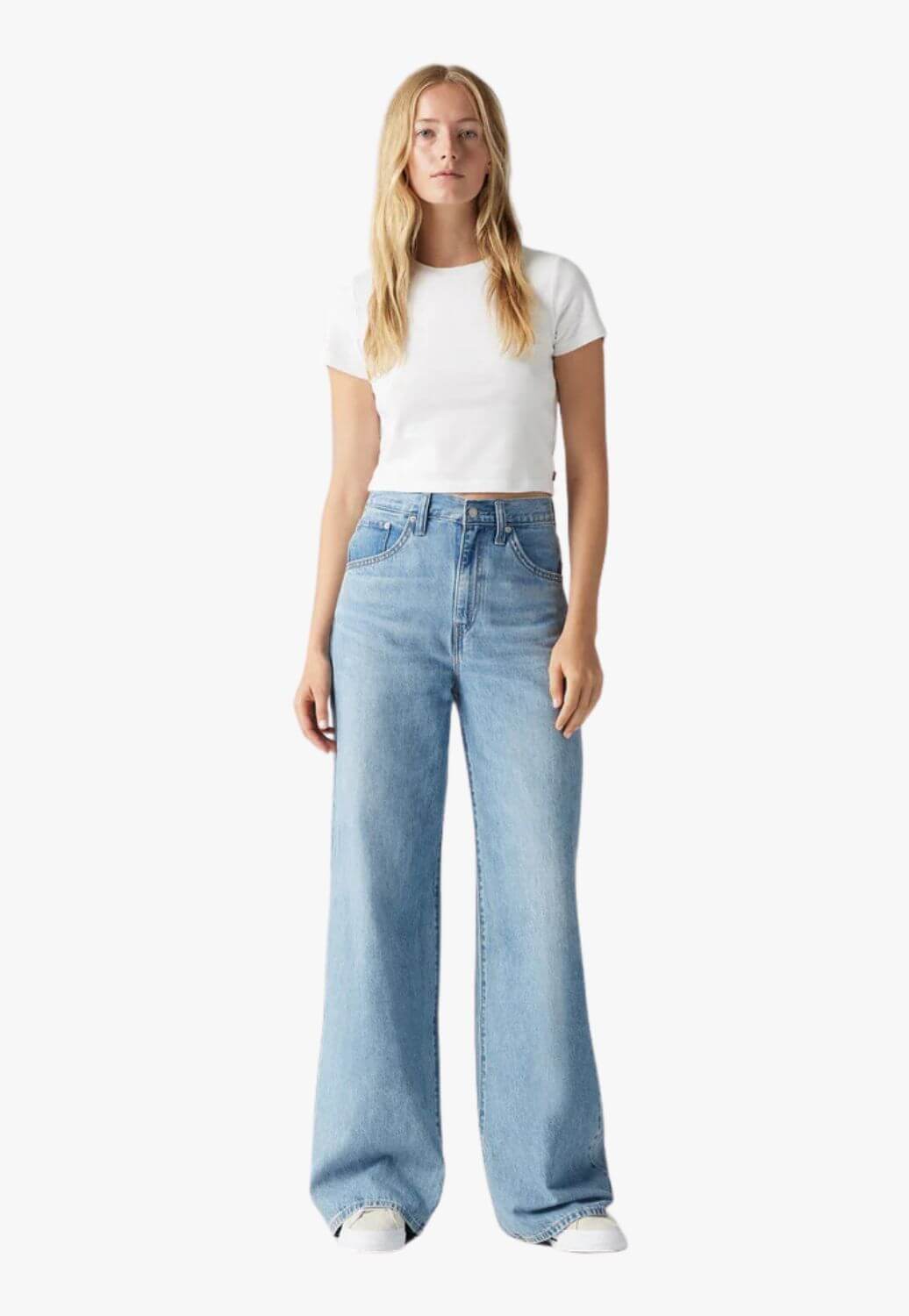 Levi Womens Cinch Baggy Jeans