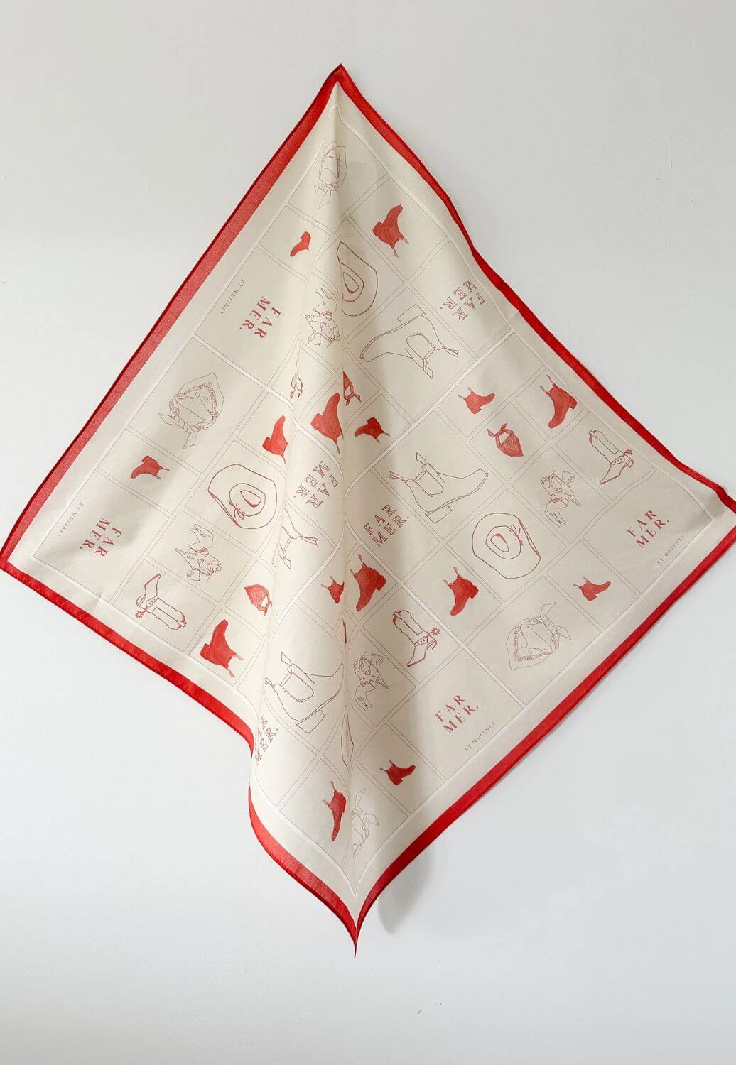 Whitney Spicer Vintage Boot Cotton Bandana