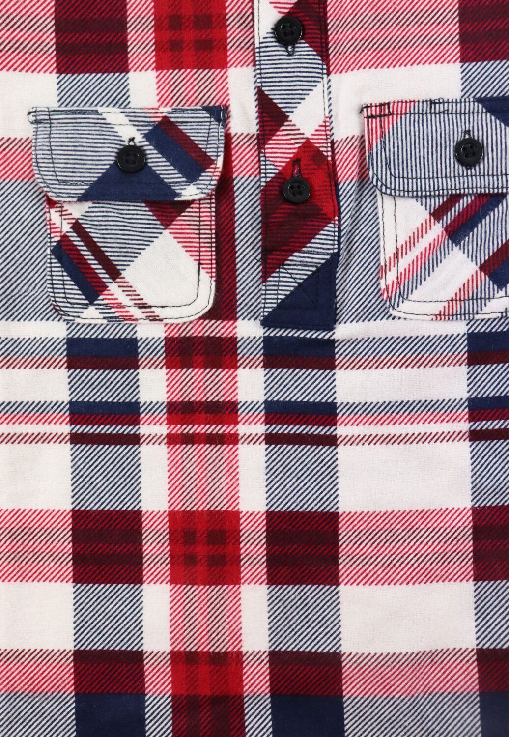 Ritemate Kids Closed Front Flannelette Shirt