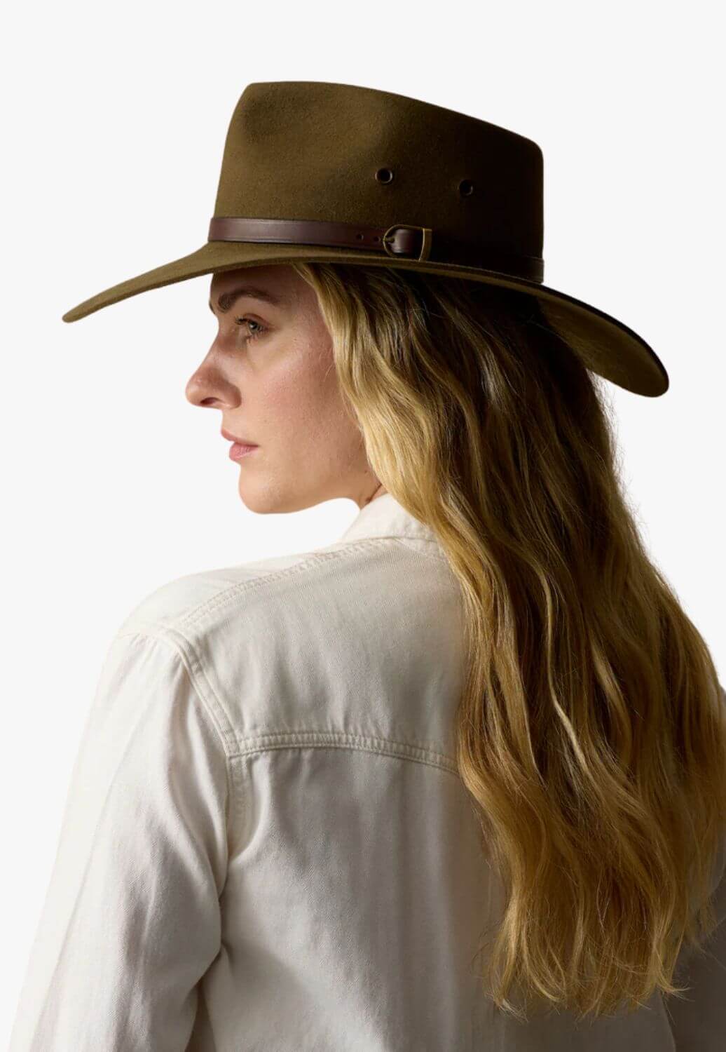Akubra Territory Felt Hat Khaki