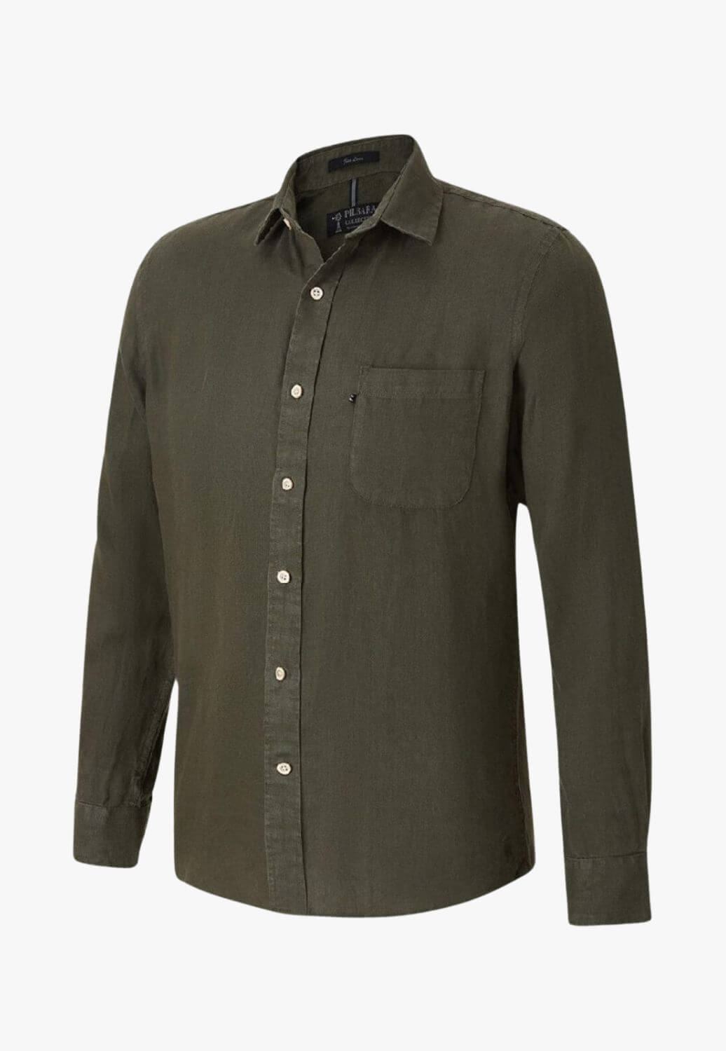 Pilbara Mens Linen Long Sleeve Shirt