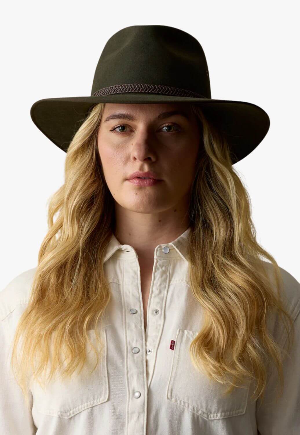 Akubra Tablelands Felt Hat Brown Olive