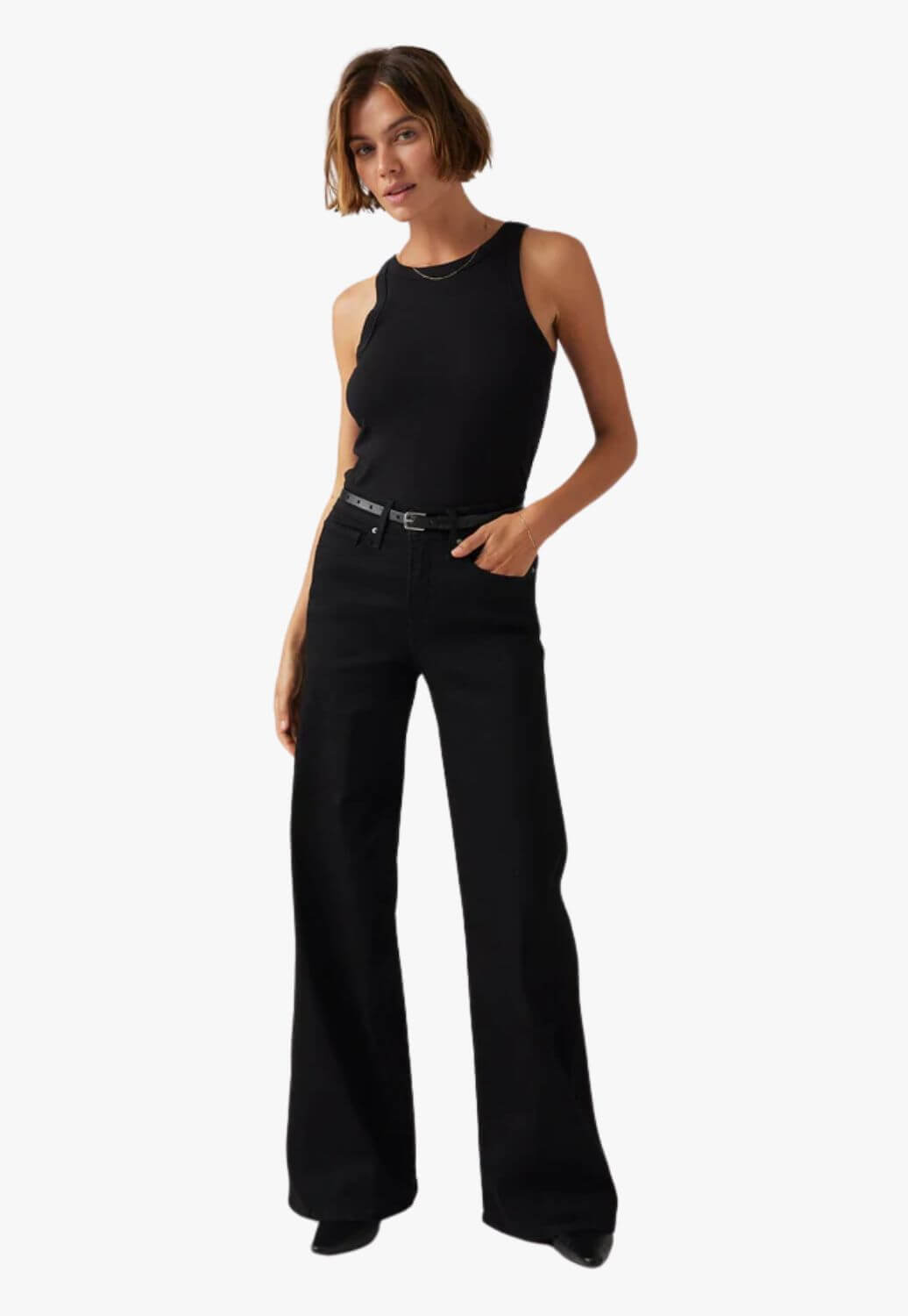 Levis Womens 318 Shaping Wide Leg Jean