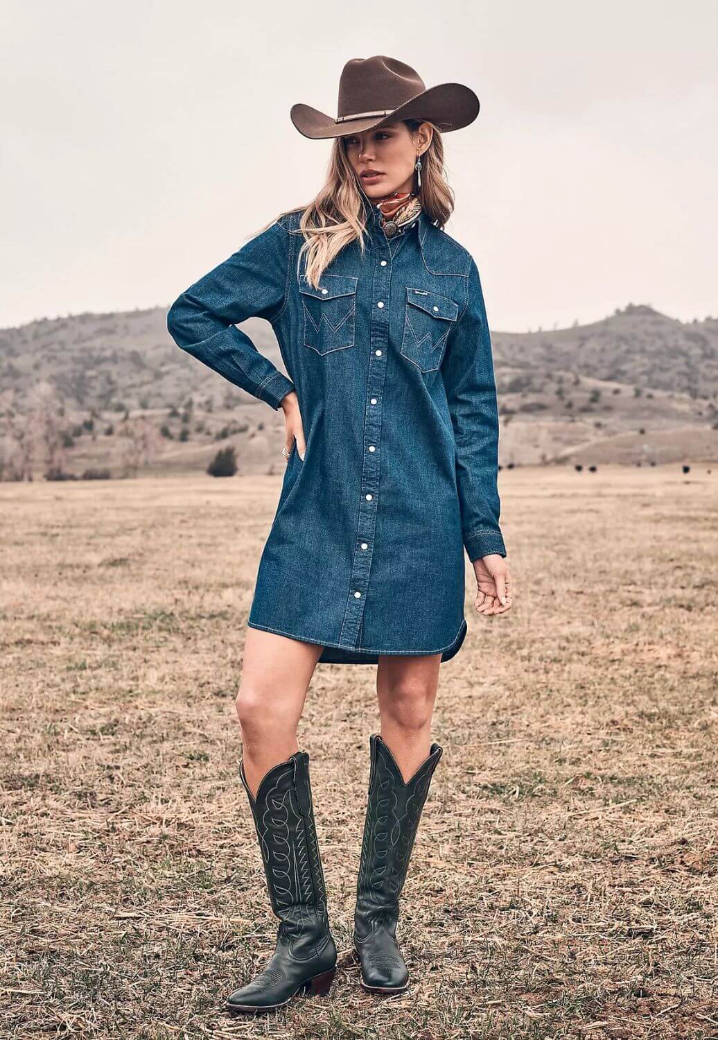 Wrangler Womens Western Dress