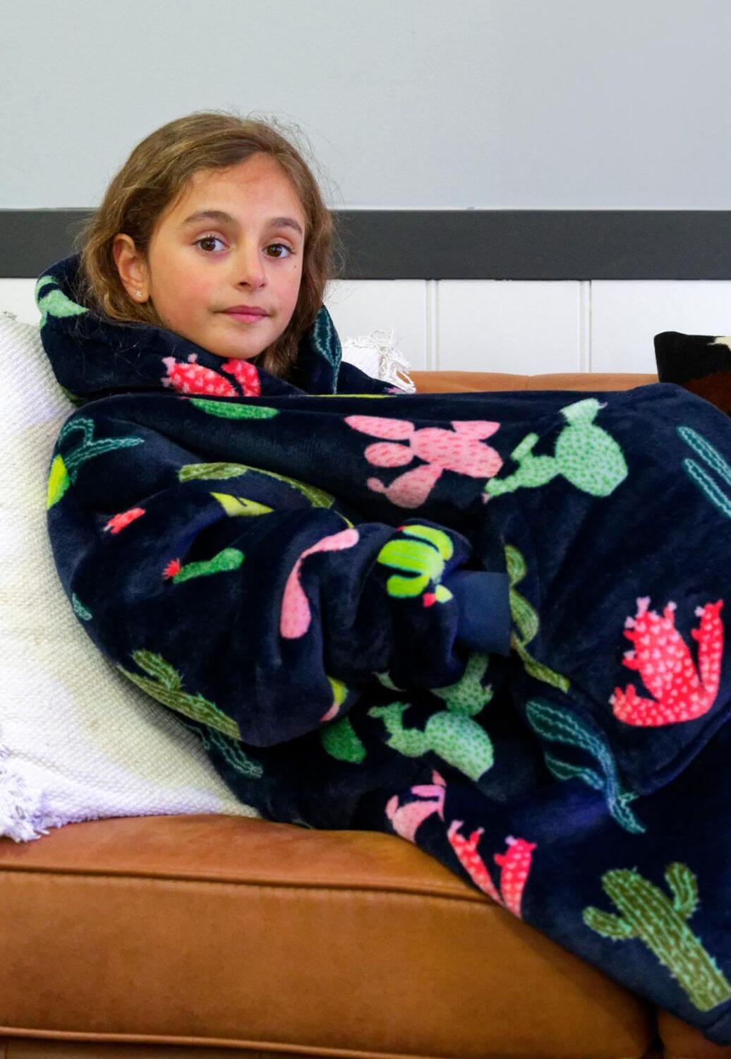 Pure Western Kids Cactus Snuggle Hoodie