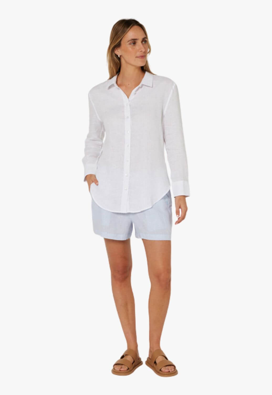 Pilbara Womens Linen Long Sleeve Shirt