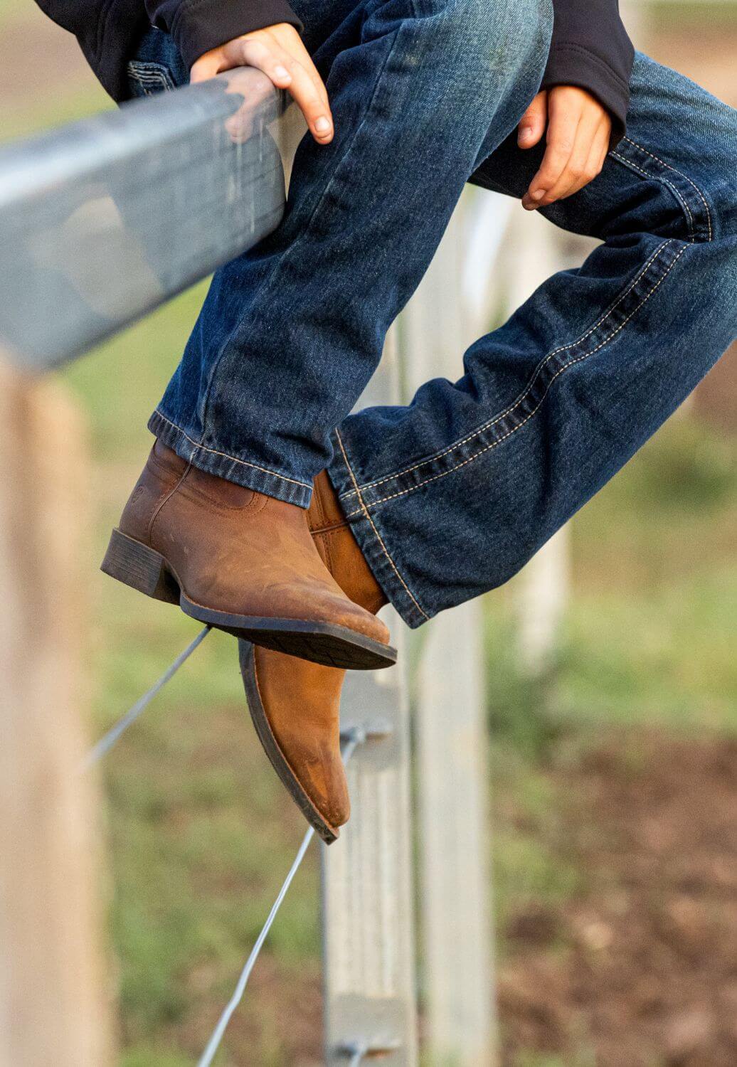 Ariat Kids Heritage Roper Square Toe Top Boot