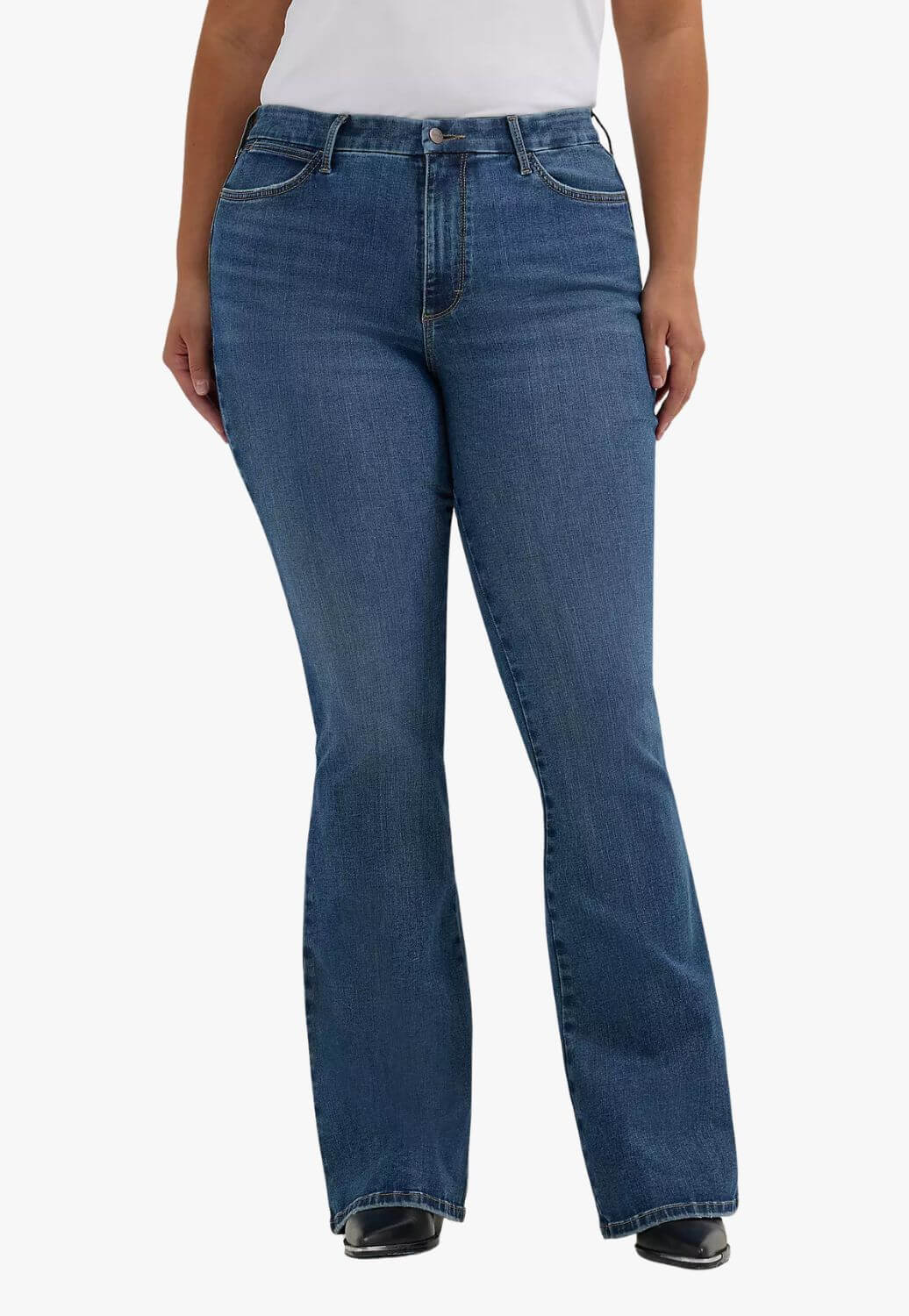 Wrangler Womens Bespoke High Rise Flare Jean 112359281