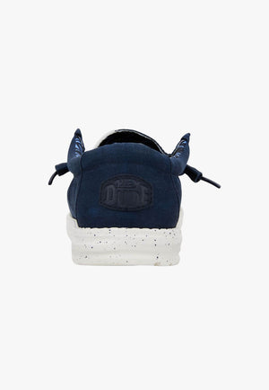 Hey Dude Mens Wally Stretch Canvas Shoe
