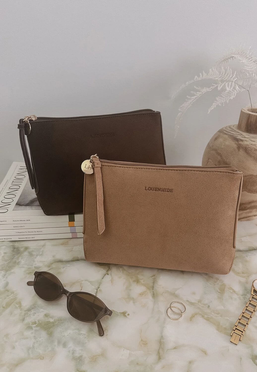 Louenhide The Everyday Suedette Pouch