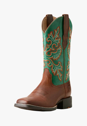 Ariat Womens Round Up Wide Square Toe Boot