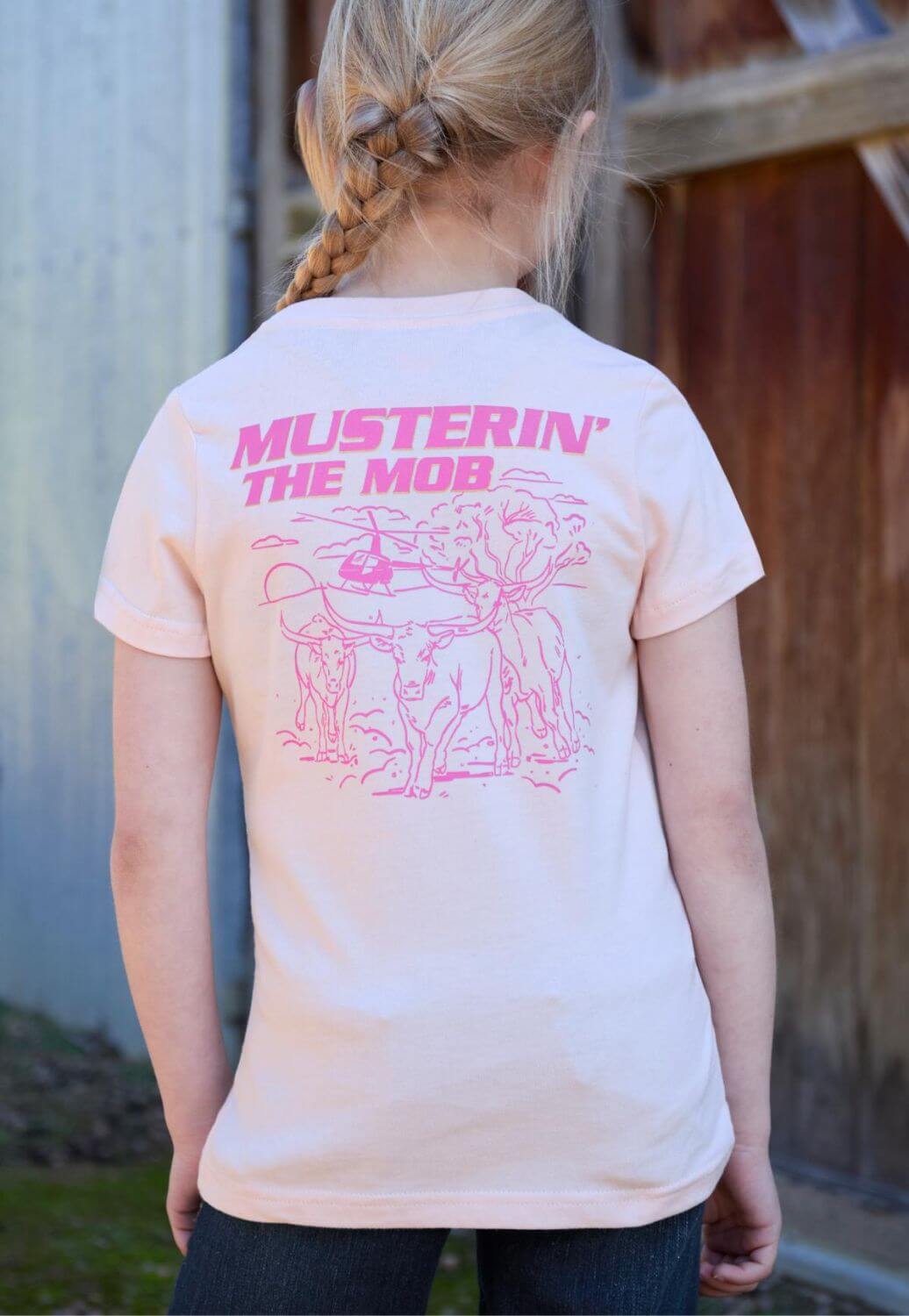 Bullzye Girls Muster T-Shirt