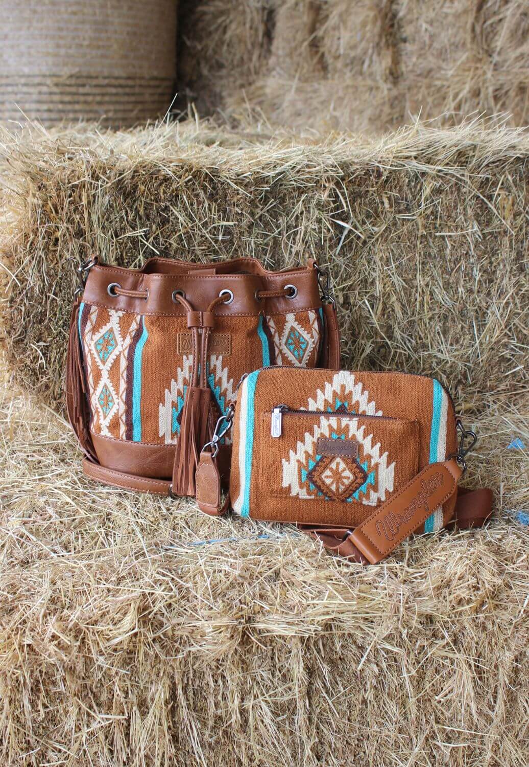 Wrangler Maya Aztec Crossbody Bag