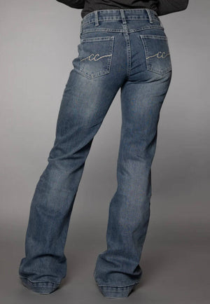 CC Western Womens Mid Rise Trouser Jean