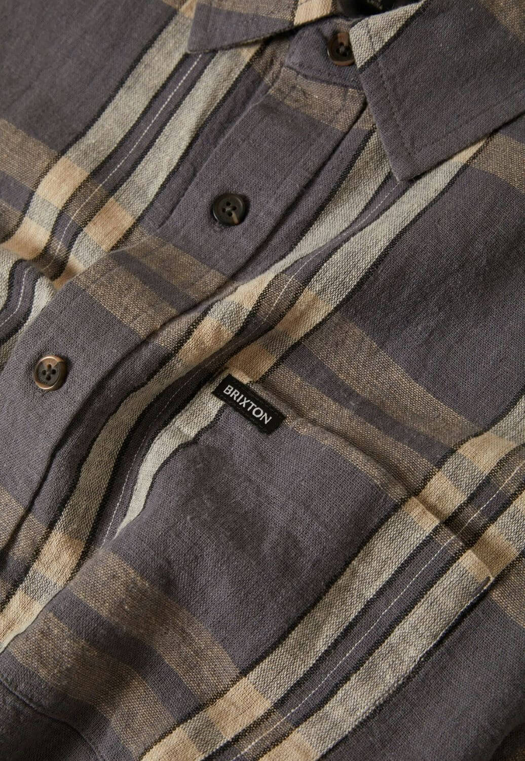 Brixton Mens Charter Linen Shirt