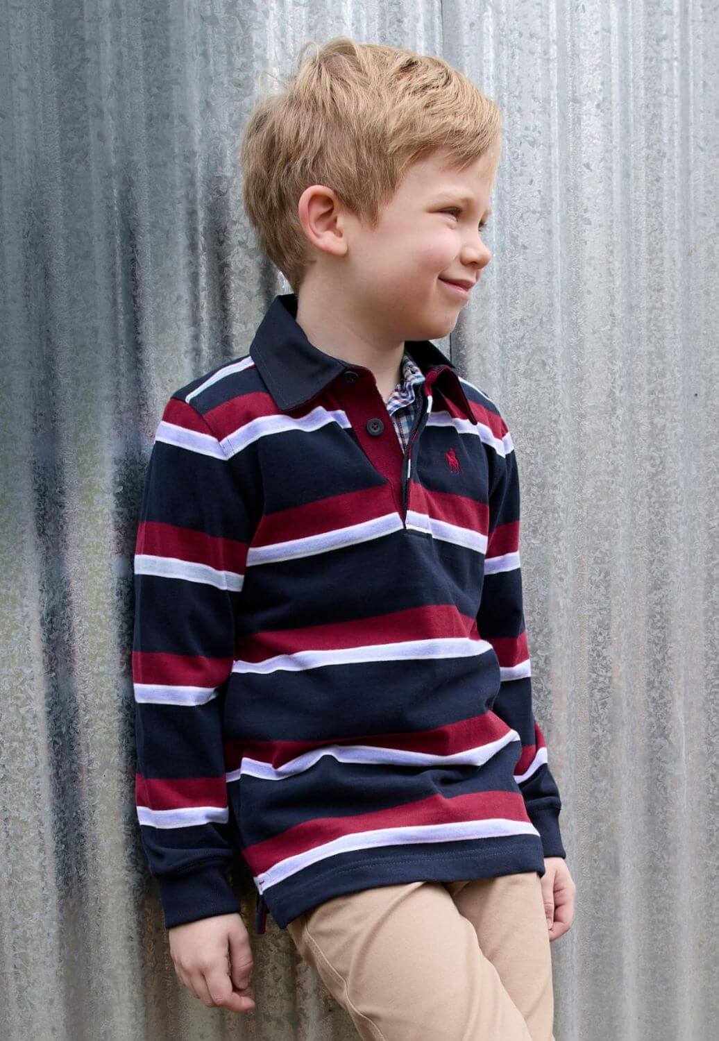 Thomas Cook Boys Rick Rugby Long Sleeve Shirt