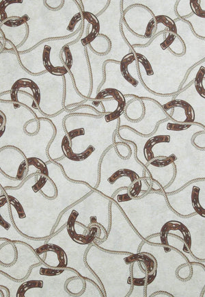 Pierre Equestrian Cotton Sateen Duvet Cover Set - King